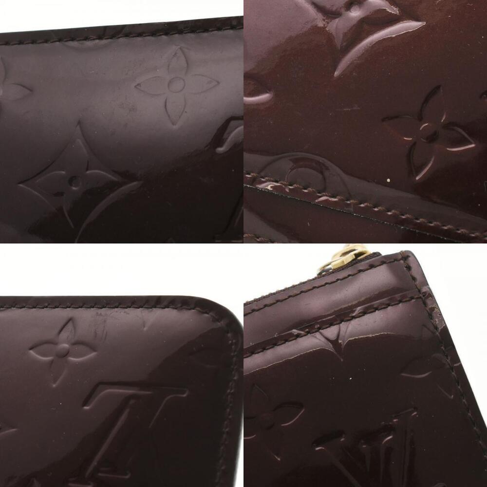 Louis Vuitton Vernis Patent Pochette NM Amarante Purple Wallet - Picture 9 of 12